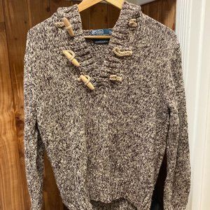 Polo Ralph Lauren Hooded 3 Toggle Button Sweater